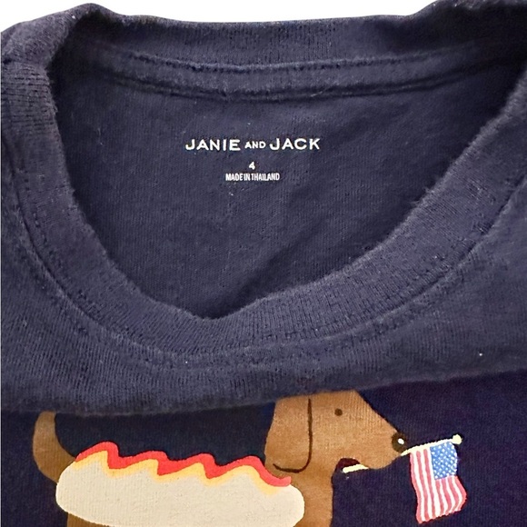 Janie & Jack | Short Sleeve Hotdog Tee (4) 🌭 - Picture 4 of 5